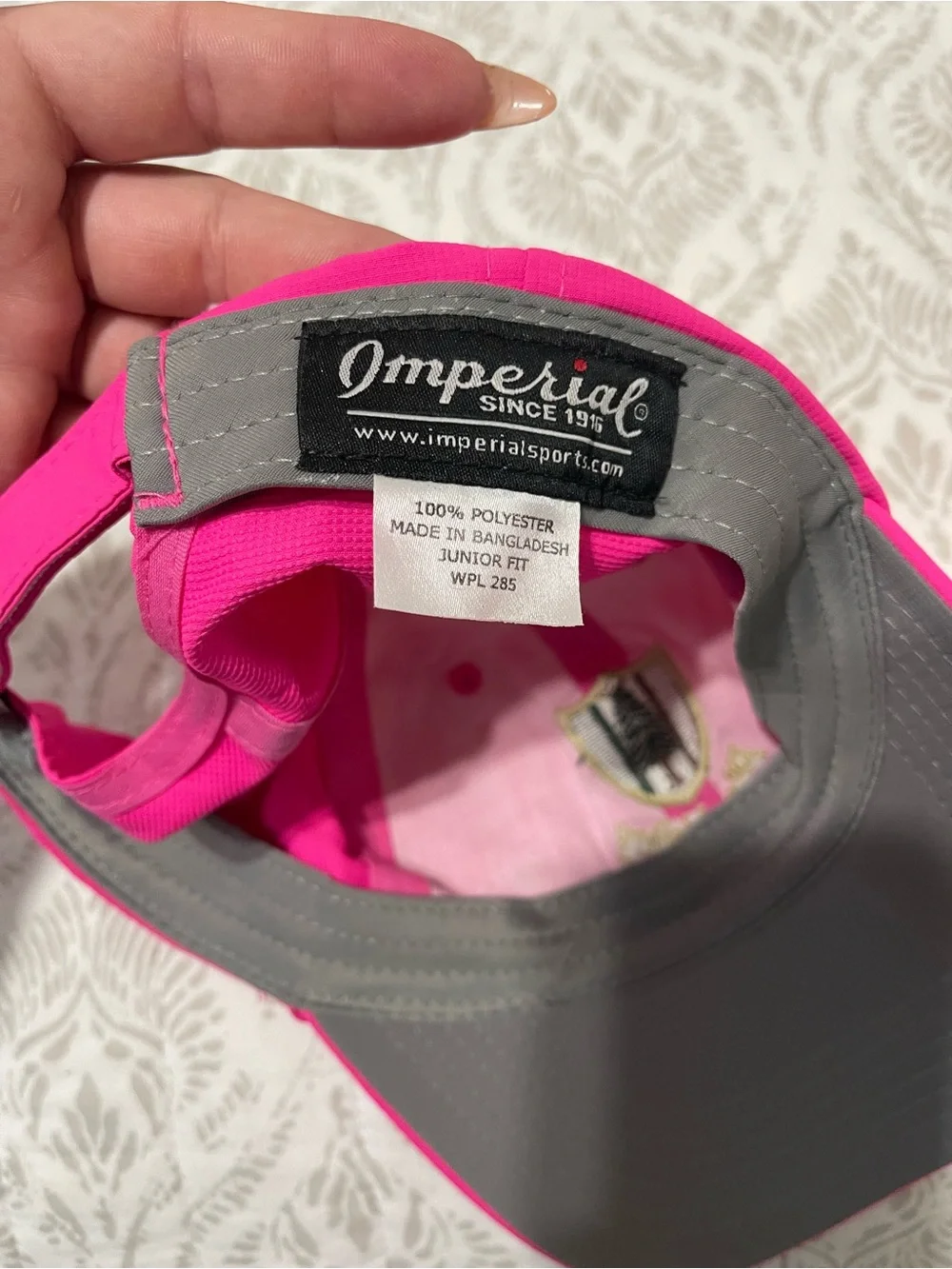 Pine Valley Kids Bright Pink Baseball Cap